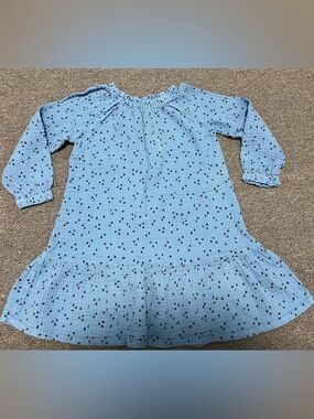 H&M Girl’s Sky Blue Star Print Casual Dress